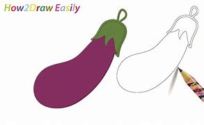 Image result for Eggplant Drawing