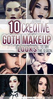 Image result for Goth Makeup Inspiration