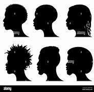 Image result for African American Profile Silhouette King