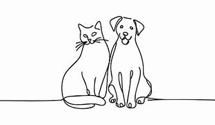 Image result for Continuous Line Drawing Dog