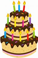 Image result for Gold and Violet Birthday Cake Clip Art