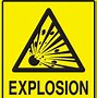 Image result for Risque Explosion Pictogramme