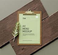 Image result for Menu Mockups Garden