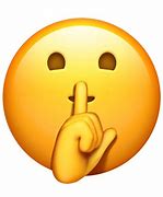 Image result for Shush Emoji Apple