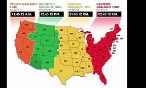 Image result for Time Zones across America