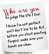 Image result for Stop Judging Me Quotes