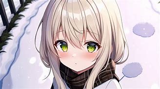 Image result for Anime Girl with Green