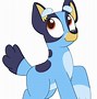 Image result for Bluey Dancing White Background