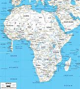 Image result for Clear Map of Africa