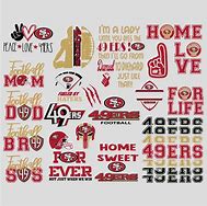 Image result for 49ers Fan SVG