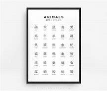 Image result for Animals in Kanji