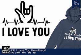 Image result for ASL I Love You with Heart SVG