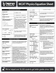 Image result for Kaplan MCAT Equation Sheet