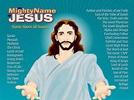 Image result for 50 Names of Jesus Poster