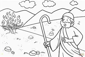 Image result for moses burning bush