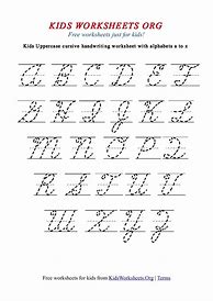 Image result for Cursive Alphabet Practice