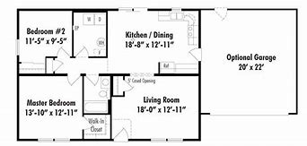 Image result for 2 Bedroom Home Plans with Garage