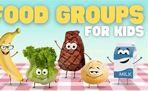 Image result for 6 Food Groups for Kids