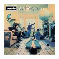 Image result for Oasis Definitely Maybe Album Cover