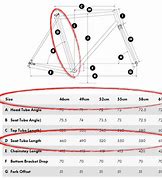 Image result for Bicycle Bike Frame Size Chart