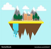 Image result for Vector Flat Landscape Drawing