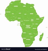 Image result for Map of Continent of Africa