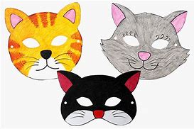 Image result for Cute Yellow Cat Mask