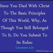 Image result for Colossians 2 Looking Forward