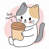 Image result for Cat Drink Cartoon