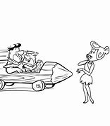 Image result for Flintstones Car Cartoon