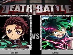 Image result for Tanjiro Fighting Deku