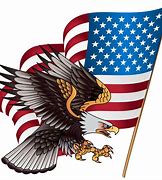 Image result for Bald Eagle American Flag Clip Art