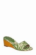 Image result for Mileena Palm Frond Canvas Slide Sandals