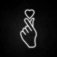 Image result for Neon Finger Heart