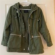 Image result for Green Army Liner Jacket with Hoodie