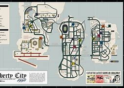 Image result for GTA 1 Liberty City Map