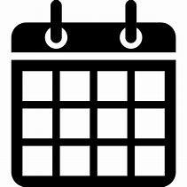 Image result for Calendar Icon Black White