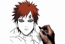 Image result for Draw Gaara