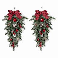 Image result for Christmas Corner Swags