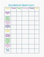 Image result for Activity Chart Template