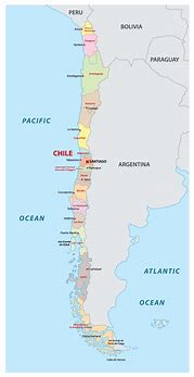 Image result for Regions of Chile Map