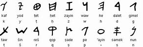 Image result for Proto Hebrew Alphabet