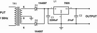 Image result for 5V Power Supply Schematic