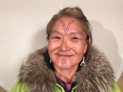 Image result for Inuit Face Tattoos