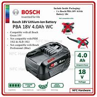 Image result for Bosch 18V Lithium Ion Battery