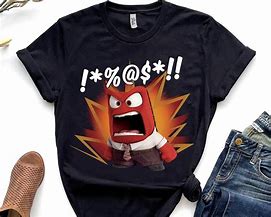 Image result for Inside Out Anger T-Shirt