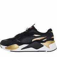 Image result for Puma Black and Gold Sneakers