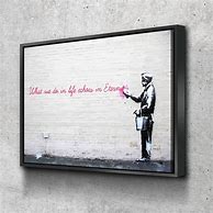 Image result for Banksy Art Canvas Prints