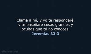 Image result for Jeremias 33 3