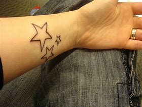 Image result for Small Star Tattoos On Wrist